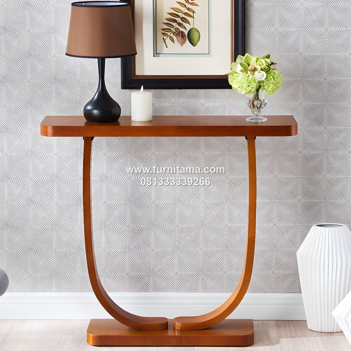 Console Table Kayu Jati Model Unik terbaru