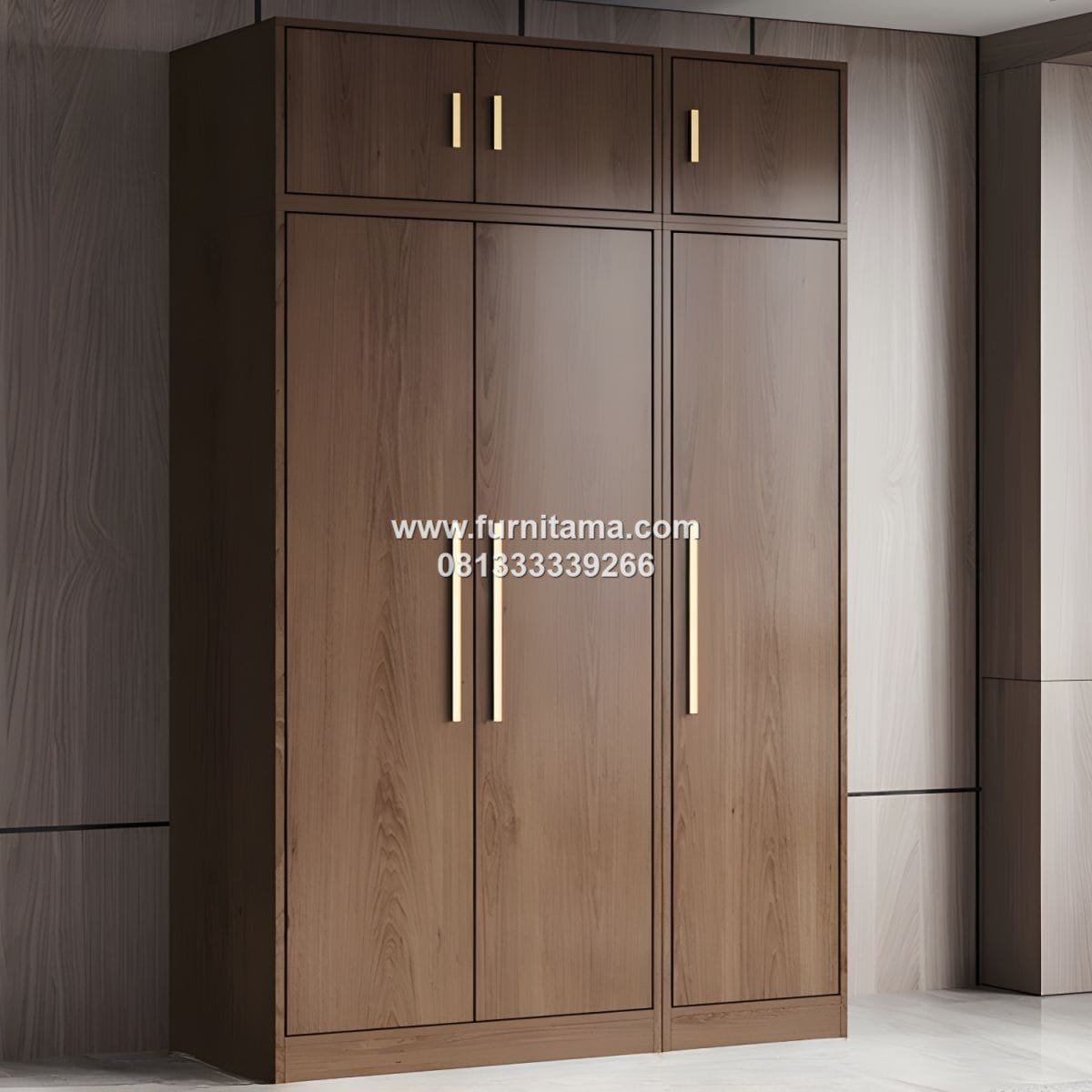 Lemari Khusus Pakaian Gantung Minimalis 3 Pintu