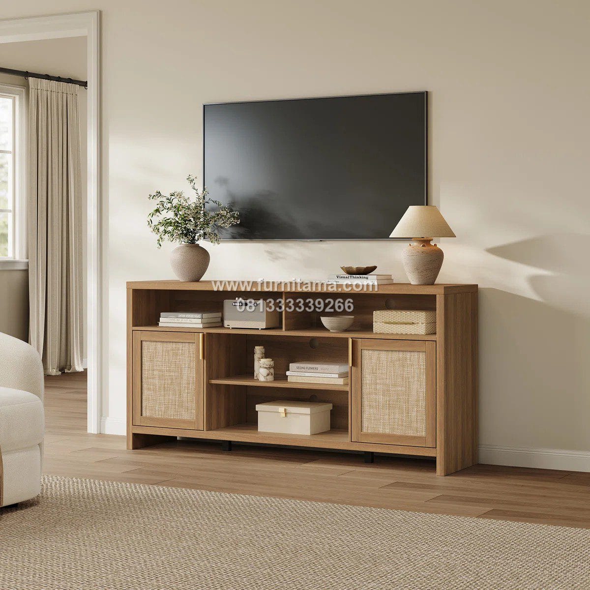 Meja TV Minimalis Modern Untuk Hunian Minimalis