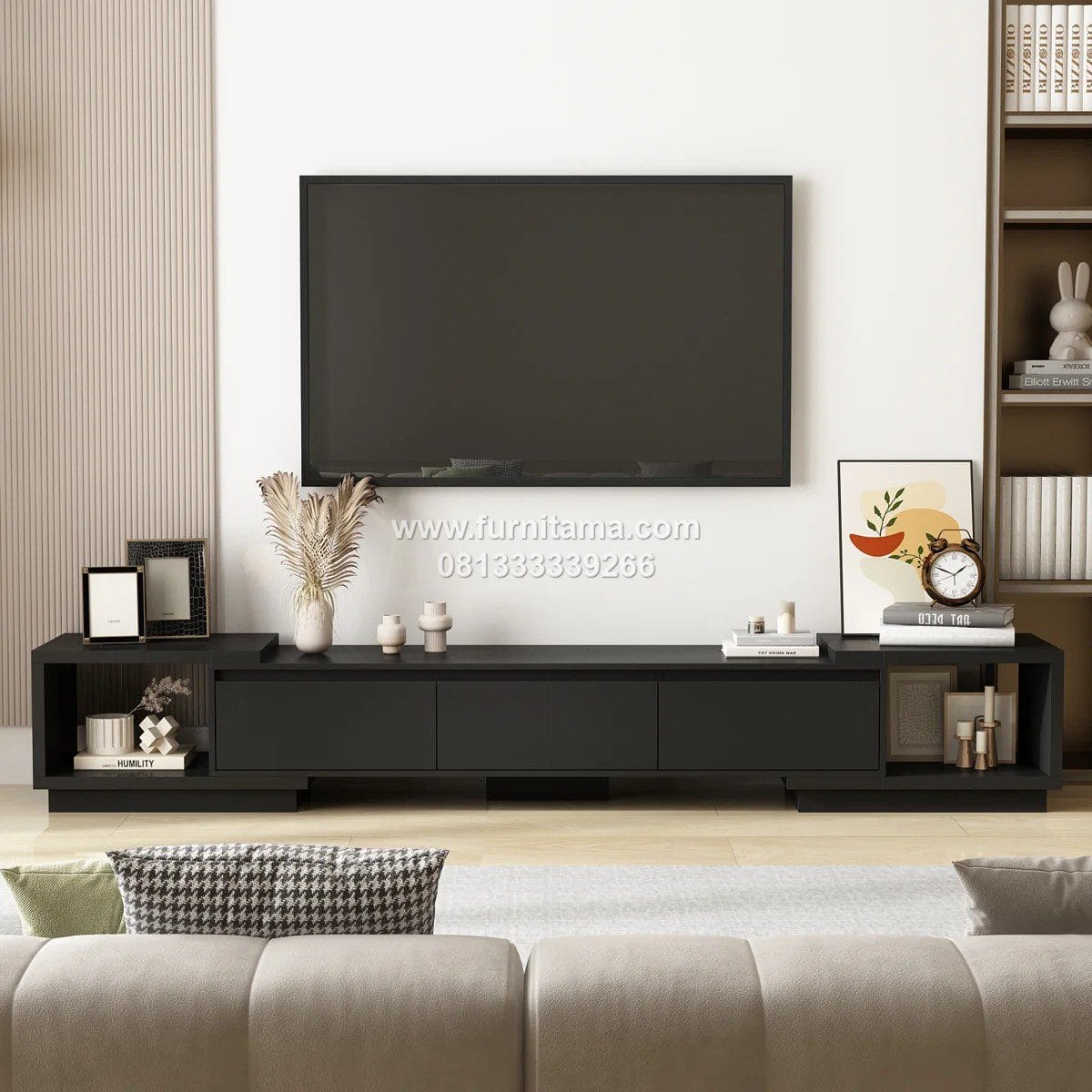 Meja TV Minimalis Multifungsi Desain Modern Elegan