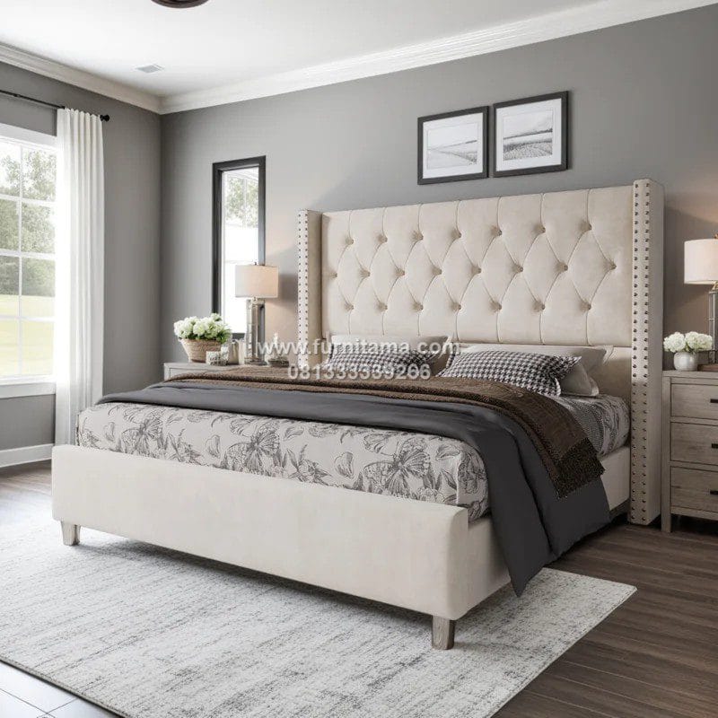 Tempat Tidur Minimalis Garis Bersih Estetik Ruang Modern