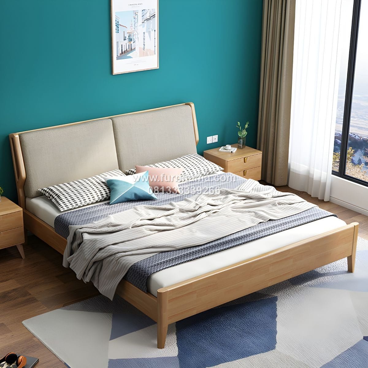 Tempat Tidur Minimalis Modern Desain Ramping Hemat Ruang Kamar